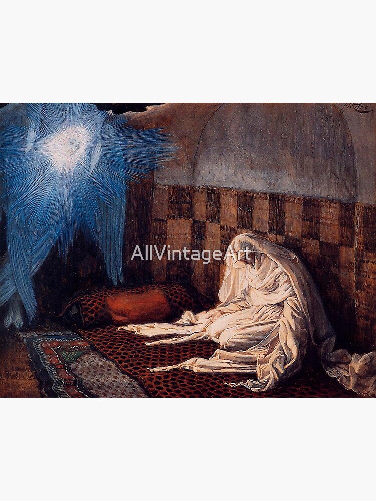 Vintage James Tissot Annunciation The Life of Christ 1886 Fine Art