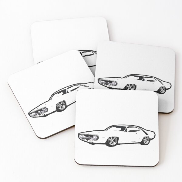 Item preview, White Pink PR Muscle Car designed and sold by CoolRide.