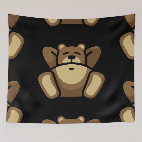 Item preview, Lazy Brown Bear | Black designed and sold by Teenker.