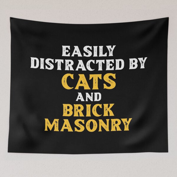 Item preview, Brick Mason Cat Lover  designed and sold by NestaReign.