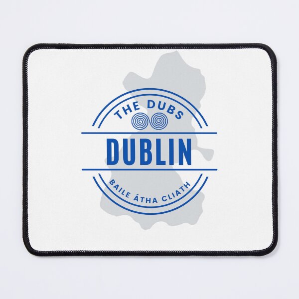 Item preview, Dublin with Celtic Design over a Dublin Map designed and sold by TrueCelt.