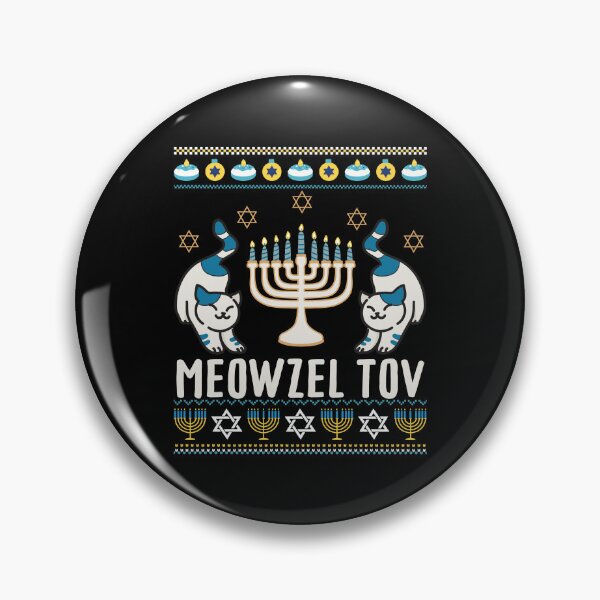 Item preview, Meowzel Tov Funny Chanukah Jewish Cat Owner Ugly Hanukkah designed and sold by HANYART.