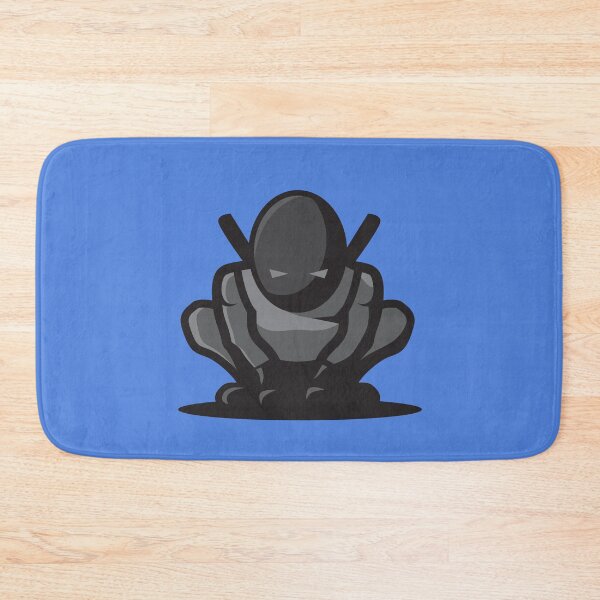 Item preview, Ninja Squat Black Grey | Blue designed and sold by Teenker.