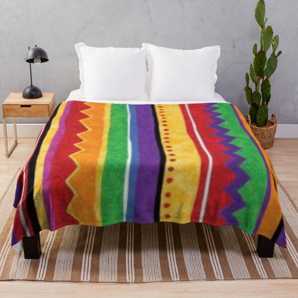 Item preview, Mexican Serape Poncho Blanket Pattern - designed and sold by PatternMama.