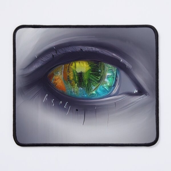 Item preview, green eye painting designed and sold by SinghVillasra.