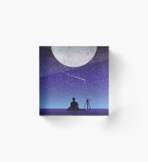 BTS Jimin Serendipity Landschaft Acrylblock