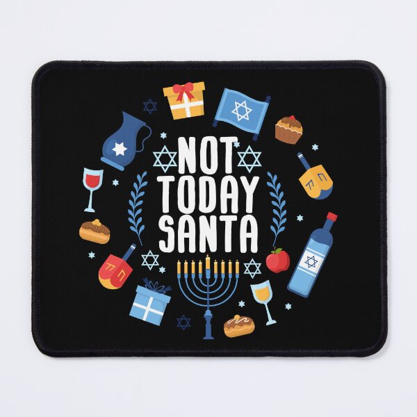 Item preview, Not Today Santa Jewish Holiday Festival Funny Hanukkah designed and sold by HANYART.