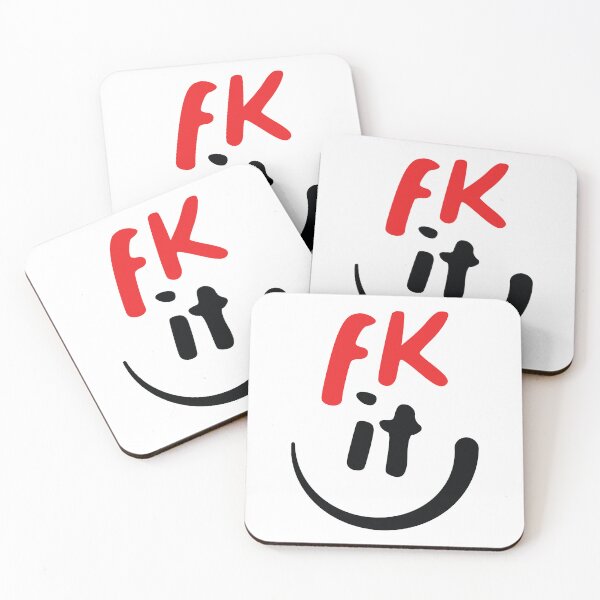 Item preview, Fk it - Red Black designed and sold by Creatrick.