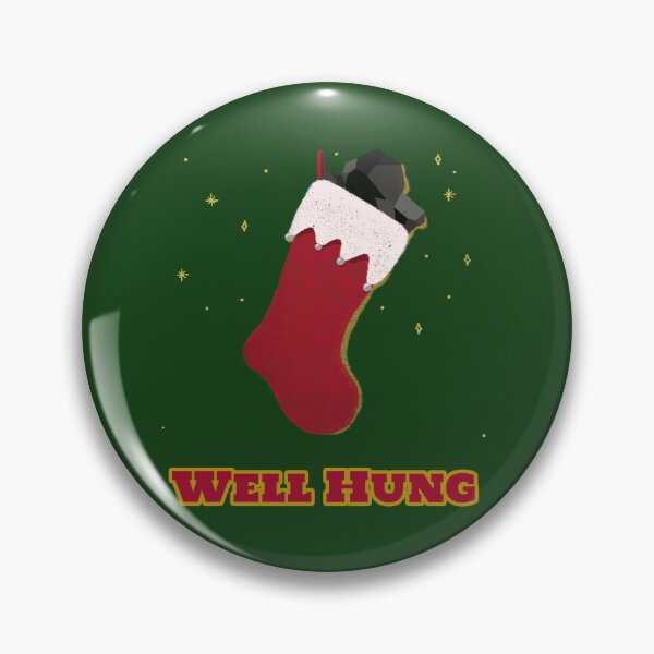 Item preview, Well Hung. Funny Christmas Stocking For Naughty Big Santa designed and sold by Rebel-Design.