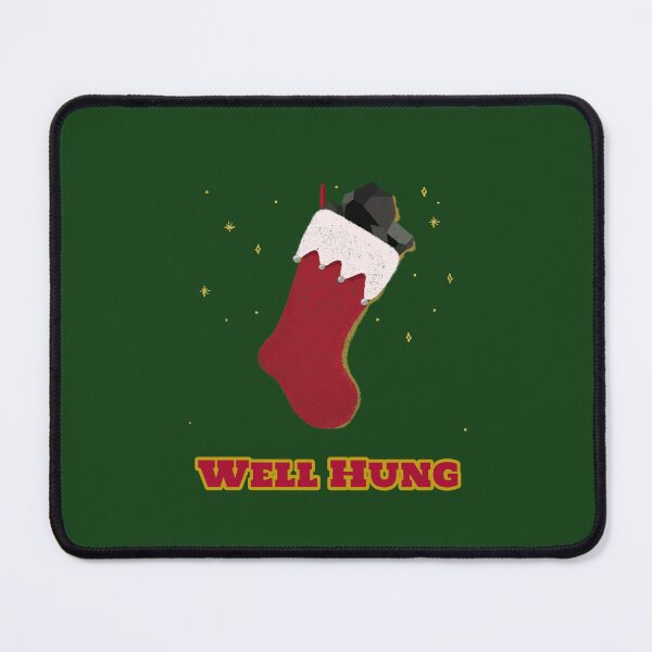 Item preview, Well Hung. Funny Christmas Stocking For Naughty Big Santa designed and sold by Rebel-Design.