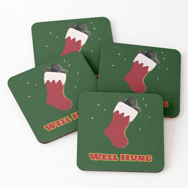 Item preview, Well Hung. Funny Christmas Stocking For Naughty Big Santa designed and sold by Rebel-Design.