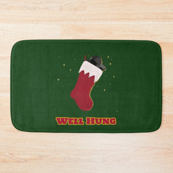 Item preview, Well Hung. Funny Christmas Stocking For Naughty Big Santa designed and sold by Rebel-Design.