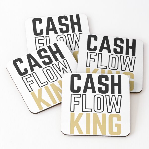 Item preview, CASH FLOW KING modified white background  designed and sold by KingsManKind.