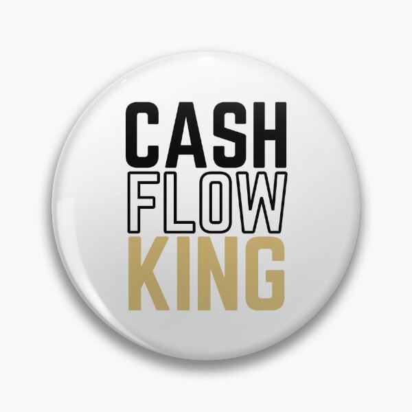Item preview, CASH FLOW KING modified white background  designed and sold by KingsManKind.