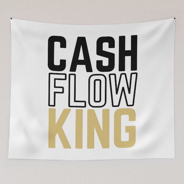 Item preview, CASH FLOW KING modified white background  designed and sold by KingsManKind.