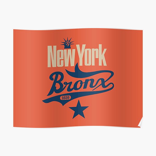 "New York Bronx, New York Bronx lettering, Bronx logo" Poster for Sale