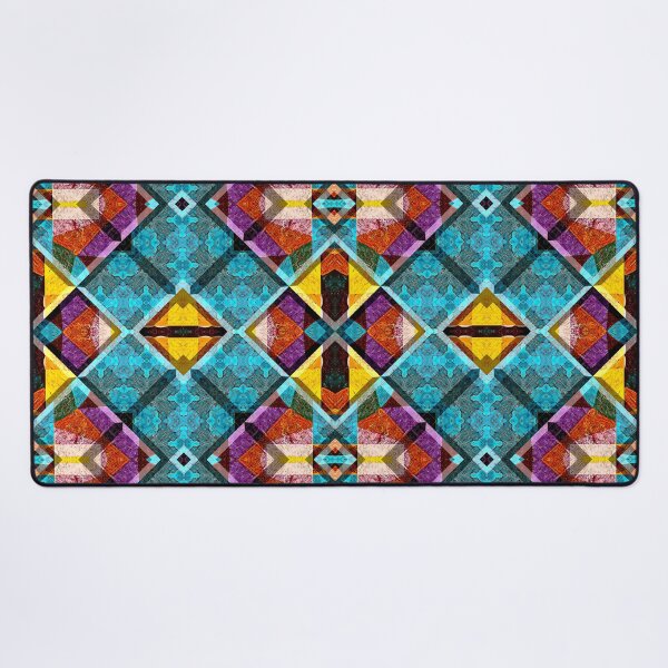 Item preview,  POWERFUL LUMINOUS RADIAL COSMIC LABYRINTH PATCHWORK -  SPIRITUAL AWAKENING CUBIC GEOMETRIC ART PATTERN IN DEEP* designed and sold by Ralek.
