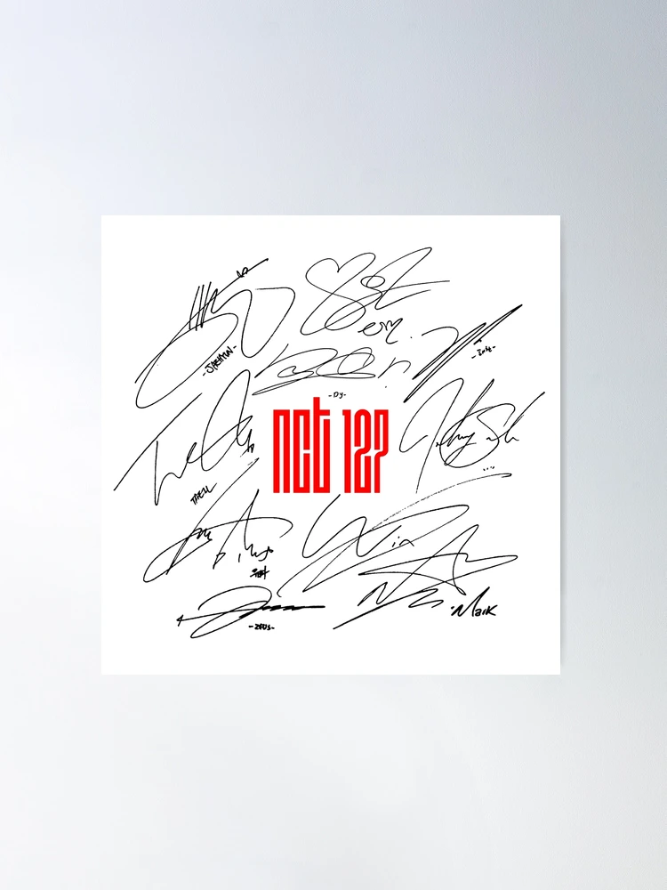 NCT127サイン入り Tシャツ（メンバー名入り） NCT127サイン入り Tシャツ（メンバー名入り）