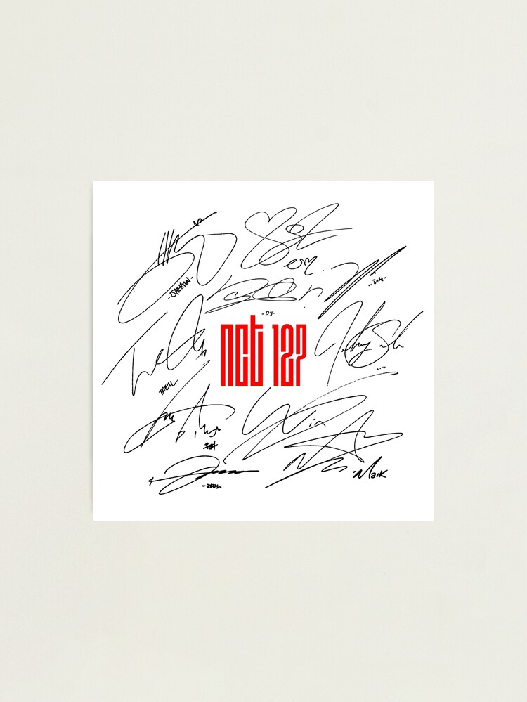 NCT SuperM マーク 直筆サイン ポスター - メルカリ