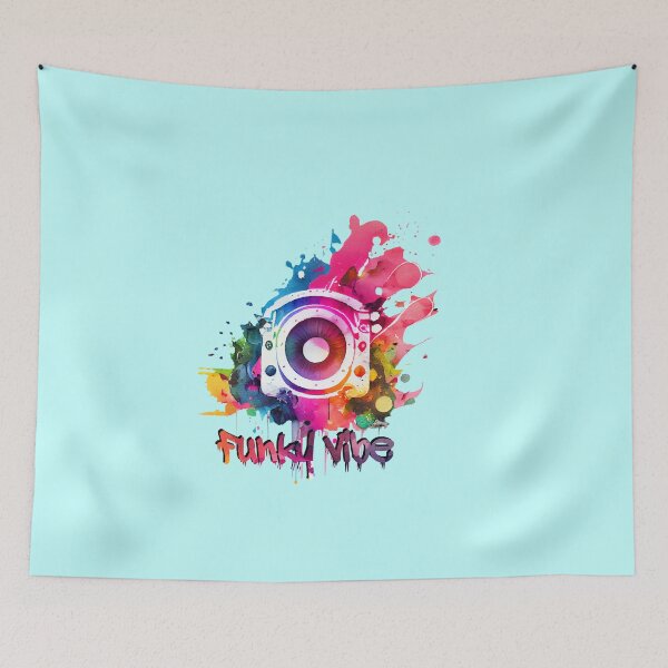 Item preview, Funky Vibe, Watercolour Painting designed and sold by KOTOdesign.