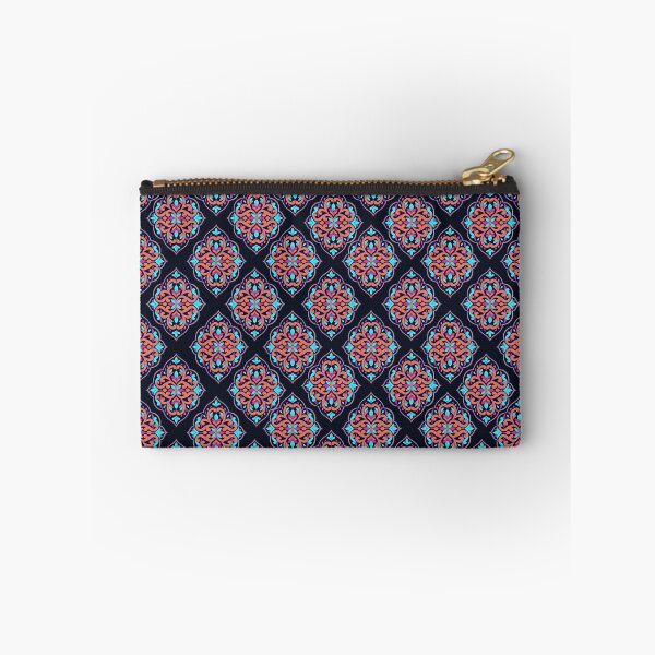 Item preview, A Rich Persian Style Pattern Design on Dark Blue Background designed and sold by deepakrode7.