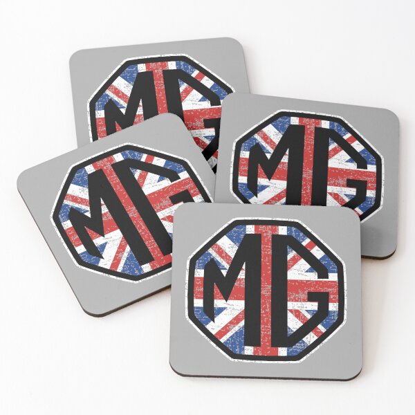 Item preview, The iconic British classic car brand logo with Union Jack background designed and sold by designjaag.