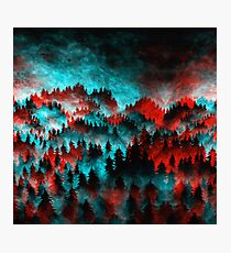 Trippy Forest V6 Photographic Print