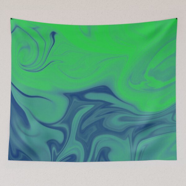 Item preview, Green Blue Turquoise Liquid Art. Liquid Marble. Abstract Design. designed and sold by Jason123za.