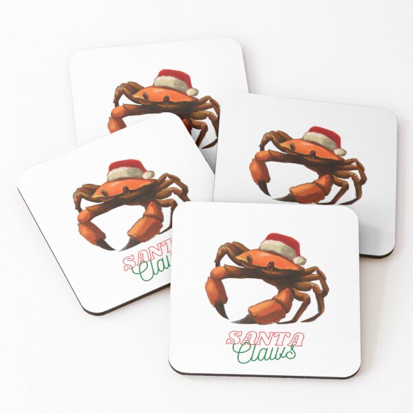 Item preview, Christmas Crab Santa Claws designed and sold by dankbaer.