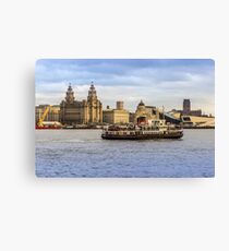 Ferry cross the Mersey Canvas Print