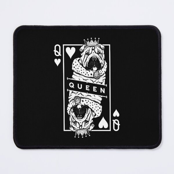 Item preview, Shar Pei Queen Of Hearts Funny Dog Lover Card Pop Art designed and sold by GrandeDuc.