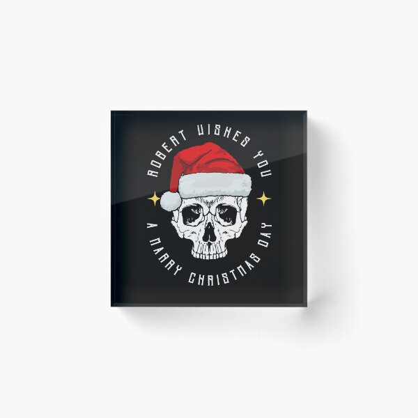 Item preview, ROBERT NAME: ROBERT CHRISTMAS SKULL DESIGN. designed and sold by AlexRelax.