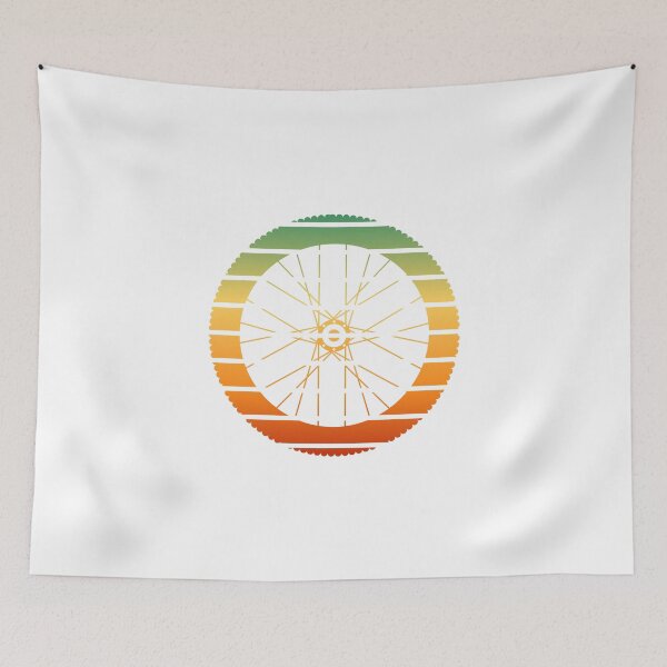 Item preview, Retro Sunset - Mountain Bike Wheel designed and sold by hijackhippo.