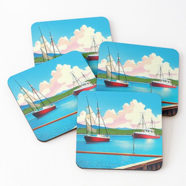 Item preview, Boat Fishing Dock Poster designed and sold by BAYFAIRE.