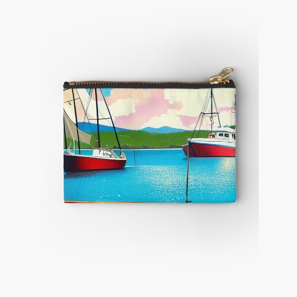Item preview, Boat Fishing Dock Poster designed and sold by BAYFAIRE.