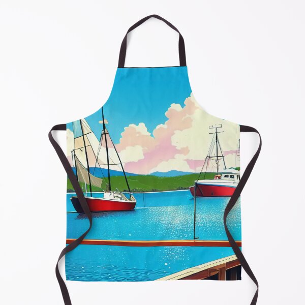 Item preview, Boat Fishing Dock Poster designed and sold by BAYFAIRE.