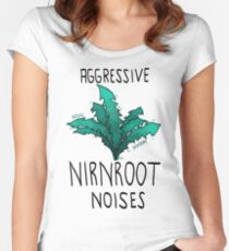Camiseta entallada de cuello redondo Ruidos agresivos de nirroto