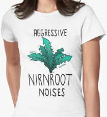 Aggressive Nirnroot-Geräusche Tailliertes T-Shirt