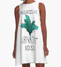 Aggressive nirnroot noises A-Line Dress
