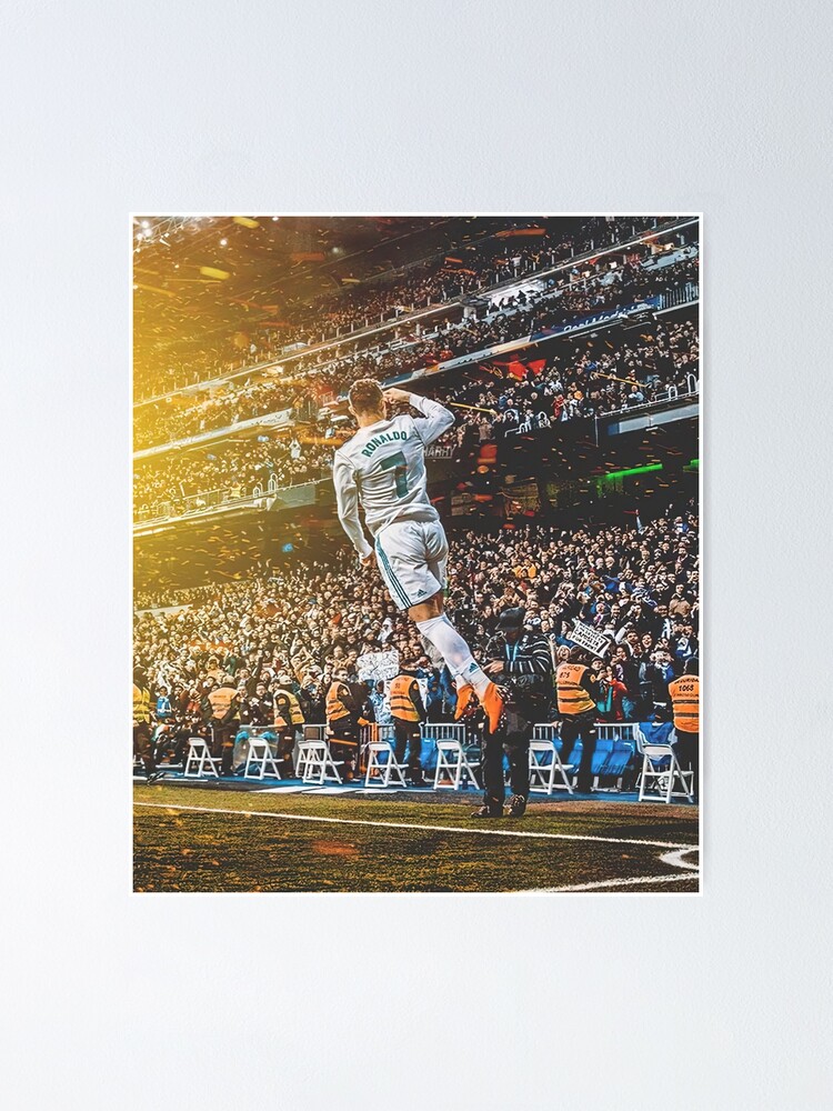 Real Madrid - Cristiano Ronaldo Mini Poster Limited Signature Edition  Custom Frame