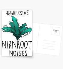 Aggressive nirnroot noises Postcards