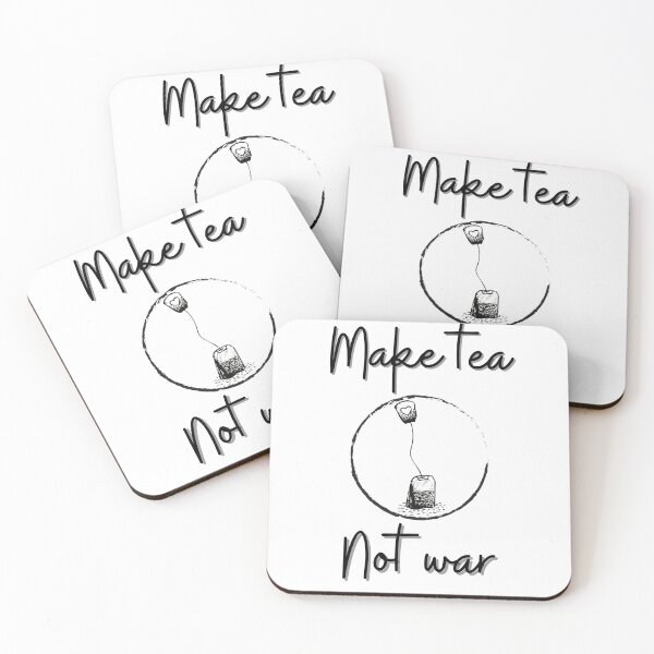Item preview, Make tea not war - designed for pacifist tea maniac designed and sold by Kubala.