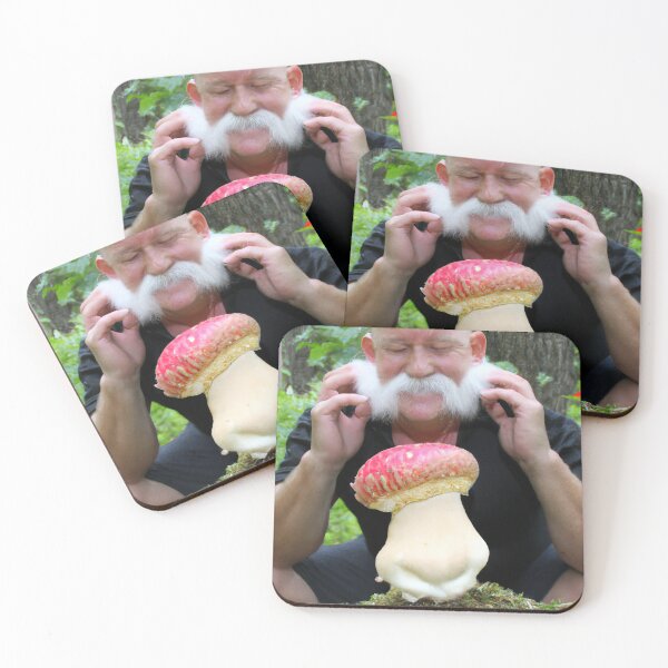 Item preview, Happy Man Finds Giant Mushroom designed and sold by Bakesales.