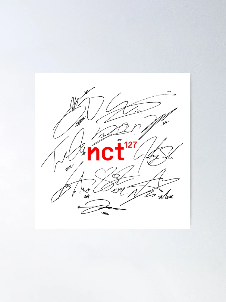 NCT127 直筆 サイン NCT 127 - Signatures (ver2 white)