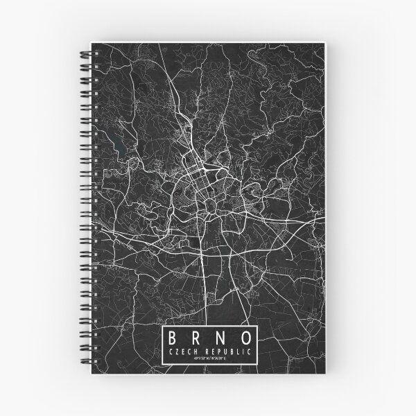 Item preview, Brno City Map of Czech Republic - Dark designed and sold by deMAP.