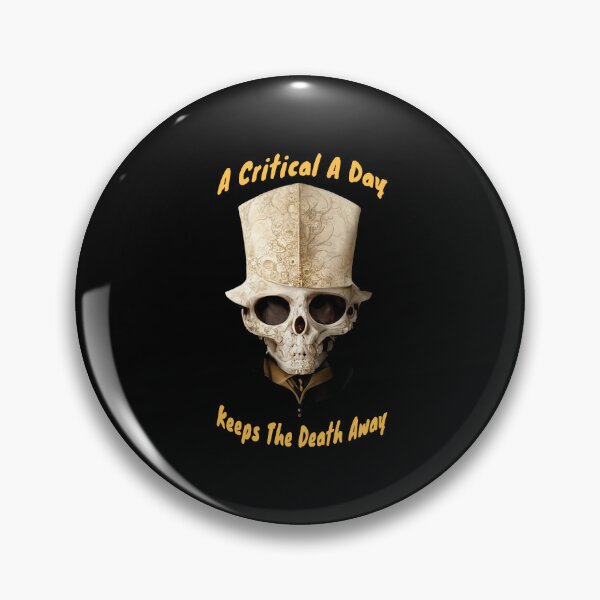 Item preview, A Critical A Day Keeps The Death Away designed and sold by ehartstudio.