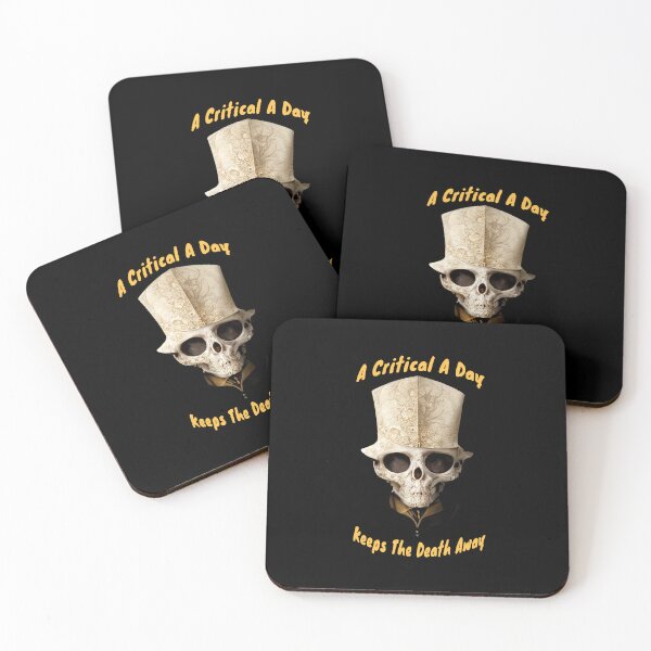 Item preview, A Critical A Day Keeps The Death Away designed and sold by ehartstudio.