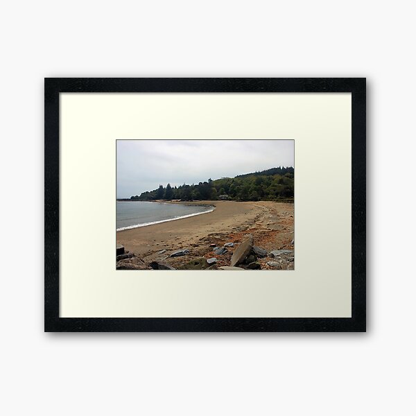 A wee bay Framed Art Print
