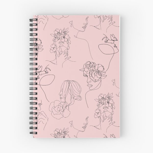Item preview, Faces of women with flowers No. 3 rose designed and sold by Emma Kunz.