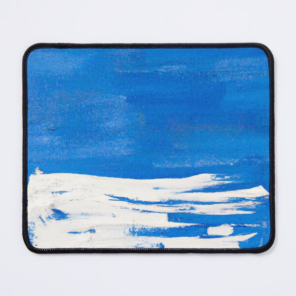 Item preview, Ocean Breeze - Abstract Art - White and Blue designed and sold by Inomaly Art.